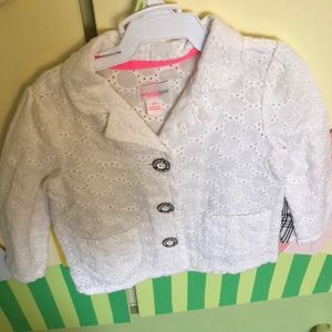 White baby jacket